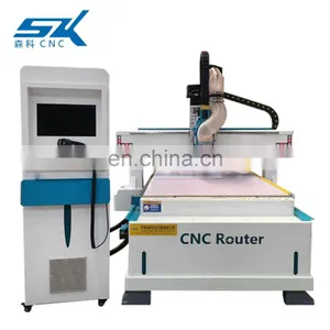 1325 1530 1360 ATC WOOD CNC Router With Straight Line Tool High-End Specification Wood Door Making CNC Cutting Machine thumbnail-1