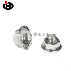 JINGHONG DIN6923 SS304 M3 Flange Hex Nuts thumbnail-5
