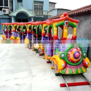 Children Party Train With Closed Train Cabin Cheap Electric Train for Sale thumbnail-3