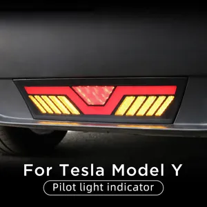 Tesla Model Y Rear Bumper LED Brake Light Turn Signal Light thumbnail-1