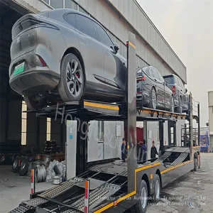 Export Semi-trailer Prices to Russia Trailer Vehicle Transport Semi-trailer thumbnail-1