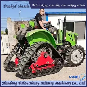 Tractor Modification With Anti Sinking Half Chain Track for Stable and Reliable Swamp Leveling thumbnail-5
