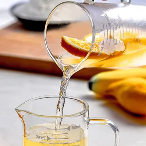 High Borosilicate Glass Measuring Cup for Milk and Kitchen Use 350ml 500ml 1000ml thumbnail-2