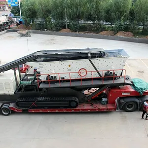 Tracked Mobile Crushing Station, Tracked Jaw Crusher, Manufacturer of Granite, Cobblestone and Bluestone Crushing Equipment thumbnail-2