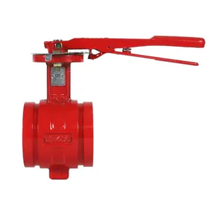 Industrial ANSI Grooved End Butterfly Valve EPDM Seat thumbnail-5