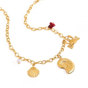 Bespoke 3D Stainless Steel Gold Key Pendant Necklace - Custom Metal Alloy Jewelry thumbnail-4