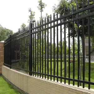 Decorative Metal Wrought Iron Steel Fence for Garden Edging and Ornament thumbnail-1