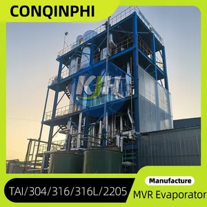 Automatic Wastewater MVR Evaporator 24kW Power Consumption With CIP Cleaning System thumbnail-3