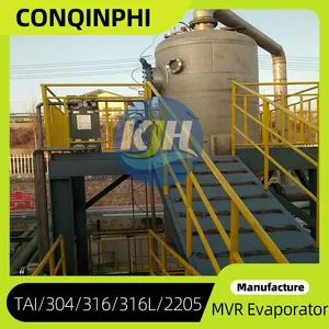 Oil-Free Compressor Driven Forced Evaporation Crystallizer 1500L Batch Volume IP65 thumbnail-2