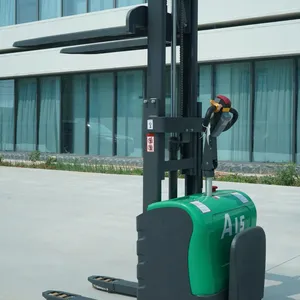 Wholesale Hot Off-Road Electric Stacker Lift New 2t AC Motor Pallet Truck High Capacity Electric Stackers From China thumbnail-5