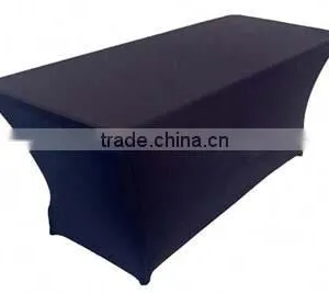 Elastic Black Rectangular Spandex Table Cover for Cheap Sale thumbnail-1