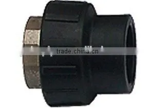 Zhejiang Factory Manufacturer HDPE Socket Fusion PE Water Pipe Fittings/ PE Threaded Female Coupling thumbnail-1