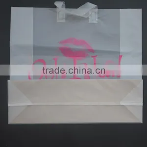 Clear Transcolor Plastic Tote Bags With Your Logo Printed Premium Plastic Bags Suit Use thumbnail-2