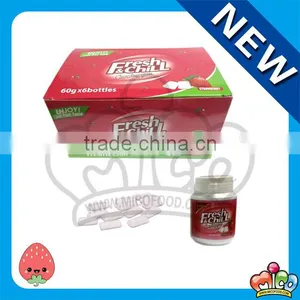 Strawberry Natural Chewing Gum thumbnail-1