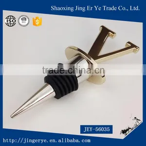 Custom Metal Wine Stopper for Wedding thumbnail-2