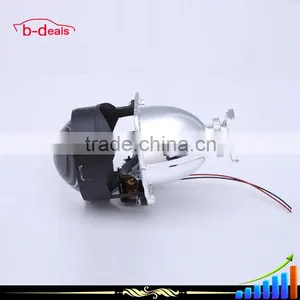 2.5 Inch H1 H7 H4 Hid Projector Lens With Yellow White Colors Smd Angel Eyes thumbnail-6