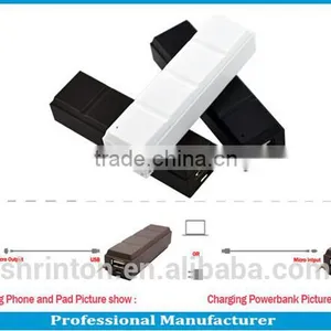 New Design Portable Chocolate Power Bank , Mini Power Bank 2600Mah For Mobile Phone thumbnail-5
