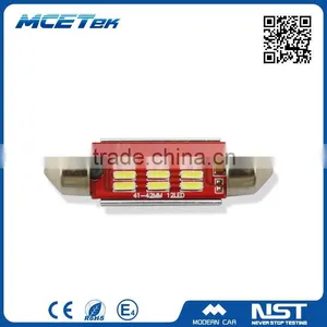 Fast Production Auto Lighting Manufacture 4014 Chip 12SMD Festoon Lighting thumbnail-1