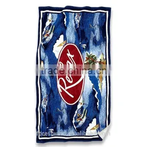 Promotional/Wholesaler Custom Thin Cotton Beach Towel thumbnail-4