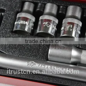 10PCS 1/2" Metall Box Socket Set 4010AAL GS KING TOOLS Made in China thumbnail-5