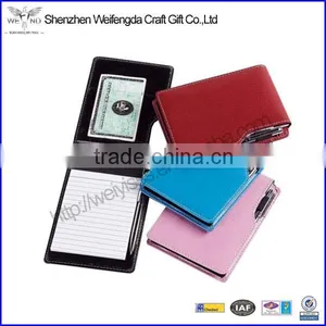 High Quality Fashion Exquisite Multi-color Faux Leather Small Notepad thumbnail-1