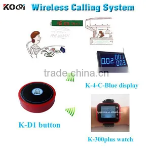 Best Price Remote Call Bell Button System for Restaurant Equipment With Led Dispaly Receiver thumbnail-1