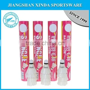 Special Cheap Badminton Shuttlecock Teal Feather Ball For Club Using thumbnail-5