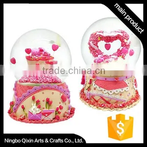 Water Snow Globe, Rose Water Globe, Custom Water Globe thumbnail-1