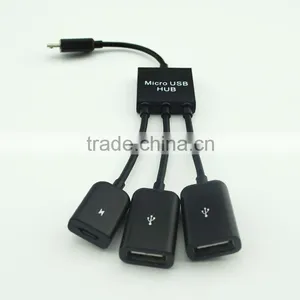 High Performance M/f 3 in 1 Micro Usb Otg Adapter for Mobile Accesories thumbnail-6