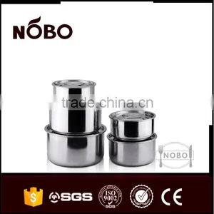 NOBO Steel Lid Large Stainless Steel Stock Pot Set for Cooking thumbnail-6