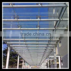 Steel Structure Glass Roofing for Passageway thumbnail-1