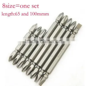 8size=one Set Double Head Phillips Slotted Screwdriver Bits Electric Screwdriver Head AR-20 thumbnail-2