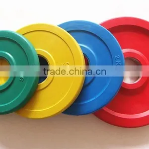 Small Fractional Rubber Steel Plate for Barbell/fractional Weight Plate Color Black thumbnail-2