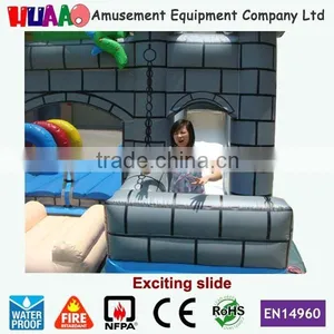 0.55 Pvc Commercial Inflatable Castle With Slide thumbnail-4