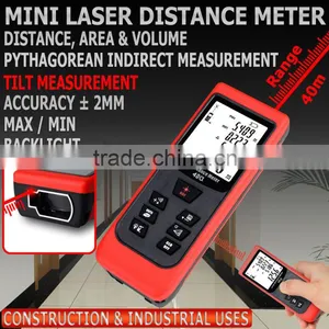 Area Volume Measurer Tilt Finder Accuracy 2mm 40m/131ft ft Laser Distance Meter thumbnail-2
