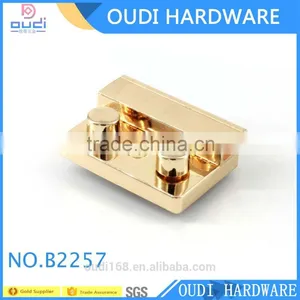 Best Wholesale Zinc Alloy Case Bag Turn Lock,factory Supply High Quality Low Price Bag Accessories Bag Turn Lock. thumbnail-1