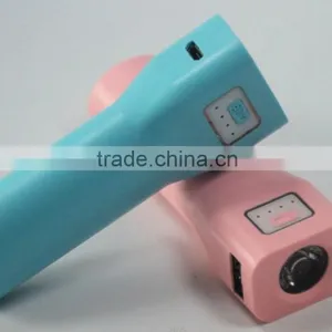 Plastic Torch Led Light 18650 Cell Single Power Bank thumbnail-3