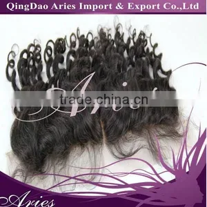 10-16 Inch Free Part Cuticle Indian Remy Hair Full Lace Frontal 13"x4" thumbnail-1