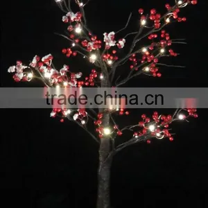 24 Led Tree Light With Berry thumbnail-1