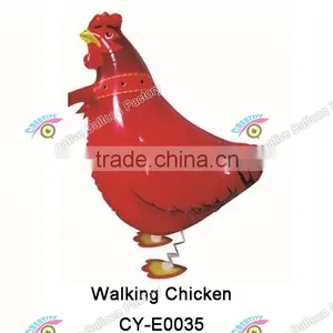Chicken Walking Balloon Pet Animal Helium Airwalker Birthday Kid Party Toy thumbnail-1