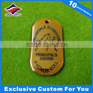 Printing Spin Pendent Tag Custom Design Bespoke Logo Dog Tags With Epoxy Custom Lanyard Dog Tags thumbnail-5