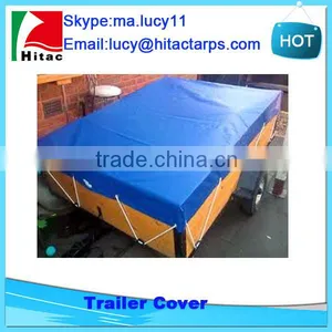 Durable Waterproof Cage Trailer Covers Tarps for Sale thumbnail-3