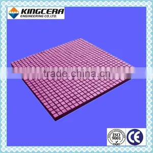 Mining Chute Ceramic Composite Rubber Lining (300*300*63mm) thumbnail-3