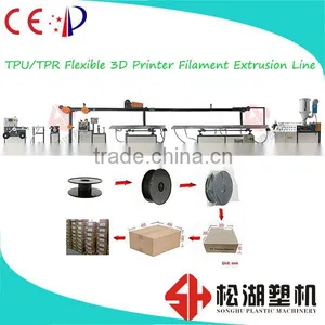 Elastomeric 3D Printing Filament Production Line Color Change Quality Choice thumbnail-1