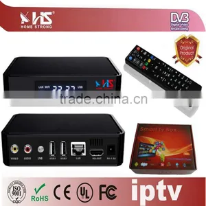 Home Strong IPTV Hybrid DVBS2 Set-top Boxes 4K UHD Satelite Receiver for uk Market thumbnail-1