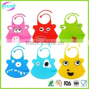 Eco-friendly Waterproof Fancy Silicone Baby Bib thumbnail-2