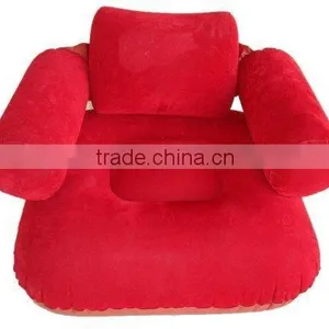 Living Room Inflatable Chair With Flocking/Inflatable Sofa/Best Promotion Gift thumbnail-1