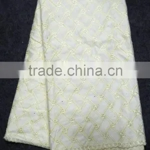 China Factory Price Lace Textile Fabric Cotton Polish Lace for Party Dressing thumbnail-3