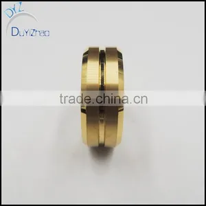 Custom Gold Plated Tungsten Carbide Ring thumbnail-2