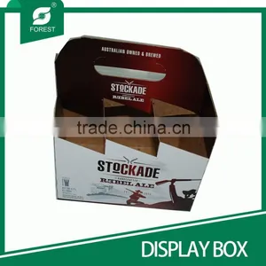 BEVERAGE INDUSTRY HOT SALE CUSTOM DISPLAY BOXES FOR PACKING 6 PACK MILK BOTTLES thumbnail-1